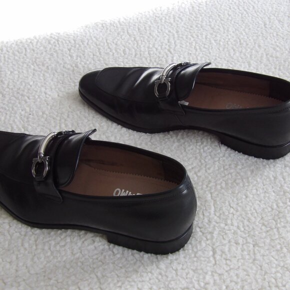 Salvatore Ferragamo"Benford"black men's loafers size 9 2E - Picture 6 of 13